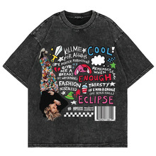 ���羳ŷ�롿100% Cotton Vintage Washed Michael Clifford Side