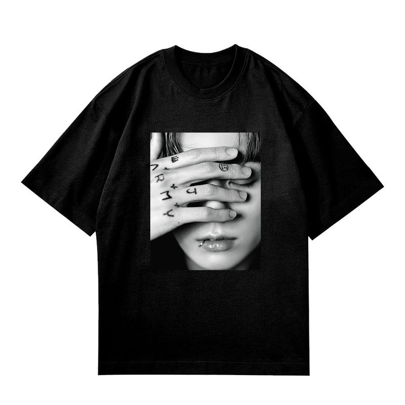 BulleTproof YouTh Team Member Tian Jingguo jk PosTer PrinTed T-shirT ShorT-sleeved Classic ReTro STyle Top European and American CloThes