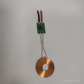 厂家直供开发设计QI标准充电PCBA模块线圈5W小功率无线充电接收器