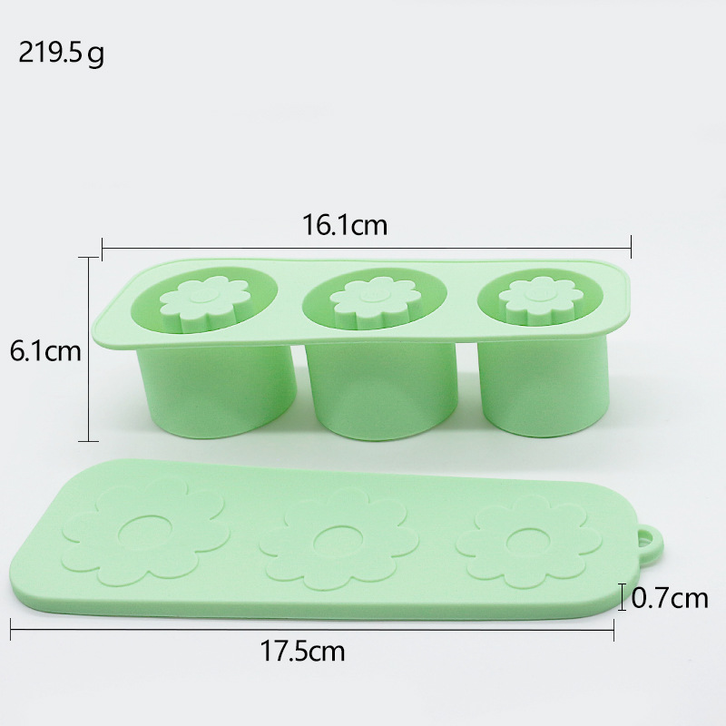 Ventas transfronterizas calientes Stanley Hielo Flor encantadora fácil de desmoldear molde de hielo de grado alimenticio Hielo de silicona Hielo