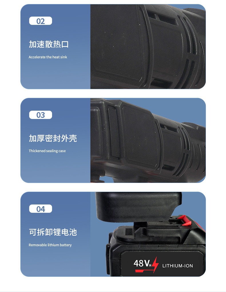 Wireless High-Pressure Water Gun Electric Car Washing Machine Flower Watering Car Washing Machine Household Rechargeable Lithium Battery Car Washing Gun Factory Direct Sale