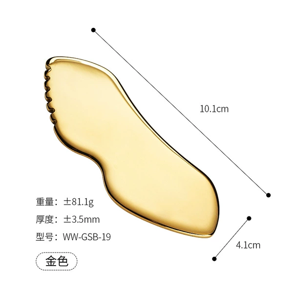 304 stainless steel gear scraping board (gold)