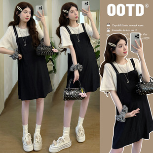 Pregnant women summer dress 2025 new