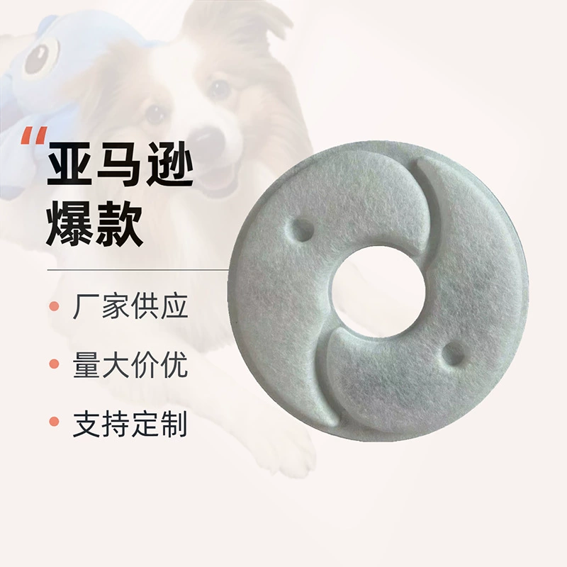 Самый популярный на Amazon трансграничный продаваемый круглый фильтрующий элемент для диспенсера для воды для домашних животных, диспенсер для воды для кошек и собак, фильтр с активированным углем, хлопковый лист