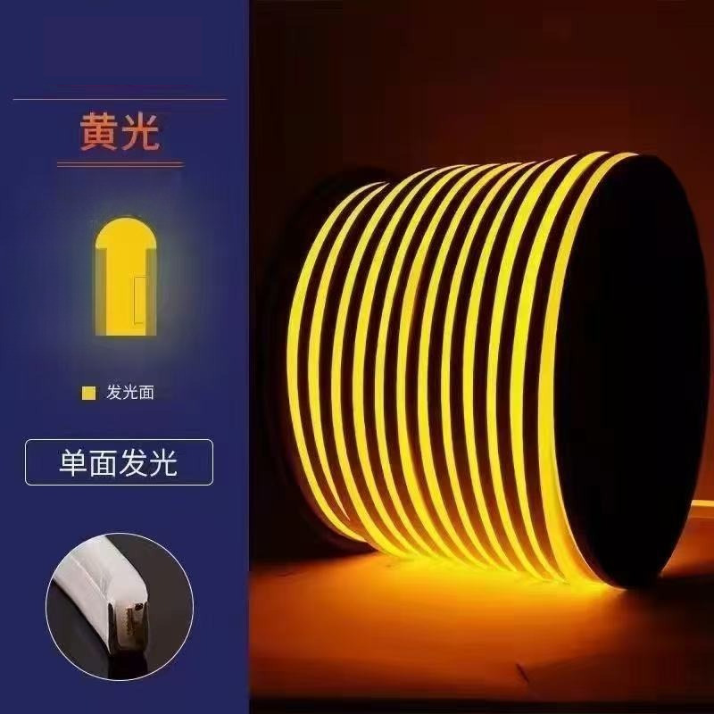 LED de neón con silicona impermeable al aire libre 12v para hacer letras coloridas de alta y baja tensión de la lámpara suave de la atmósfera decoración de ingeniería image 11