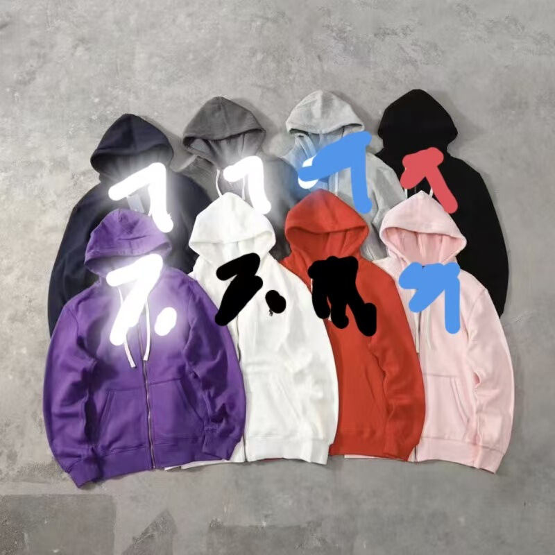 Cross-Border Export High-Quality Ralph Lauren Rl Pony Embroidered Hooded Sweatshirt Zipper Cardigan Jacket Men's and Women's Hoodies