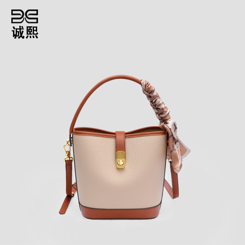 Niche Design Commuter Portable Bucket Bag For Women,Simple,Elegant,High-end,Fashionable,Casual,Versatile One-shoulder Crossbody Bag