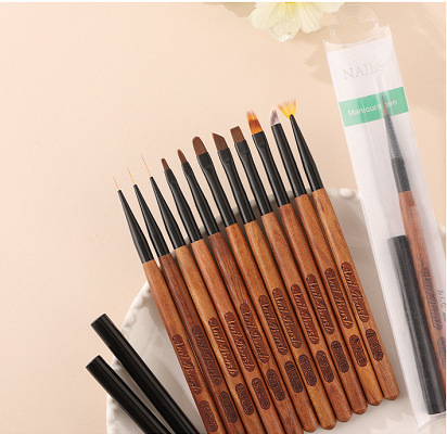 12-piece nail art pen set