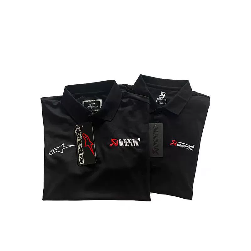 Summer T-shirt, quick dry polo, with embroidery