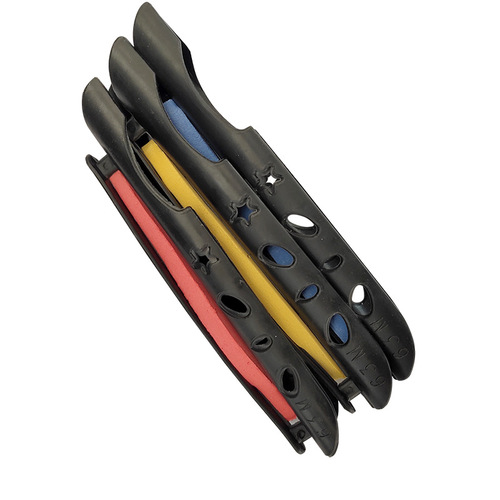 Colorful rod line board fishing rod convenient line card fishing rod winding card winding board hand rod winding card fishing gear accessories