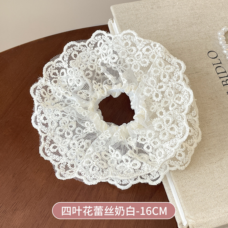 Anillo de pelo de intestino grueso suave francés para mujer 2025 nuevo círculo de intestino grueso coreano de alta gama Advanced Large Hairy Cuerda para la cabeza para mujer