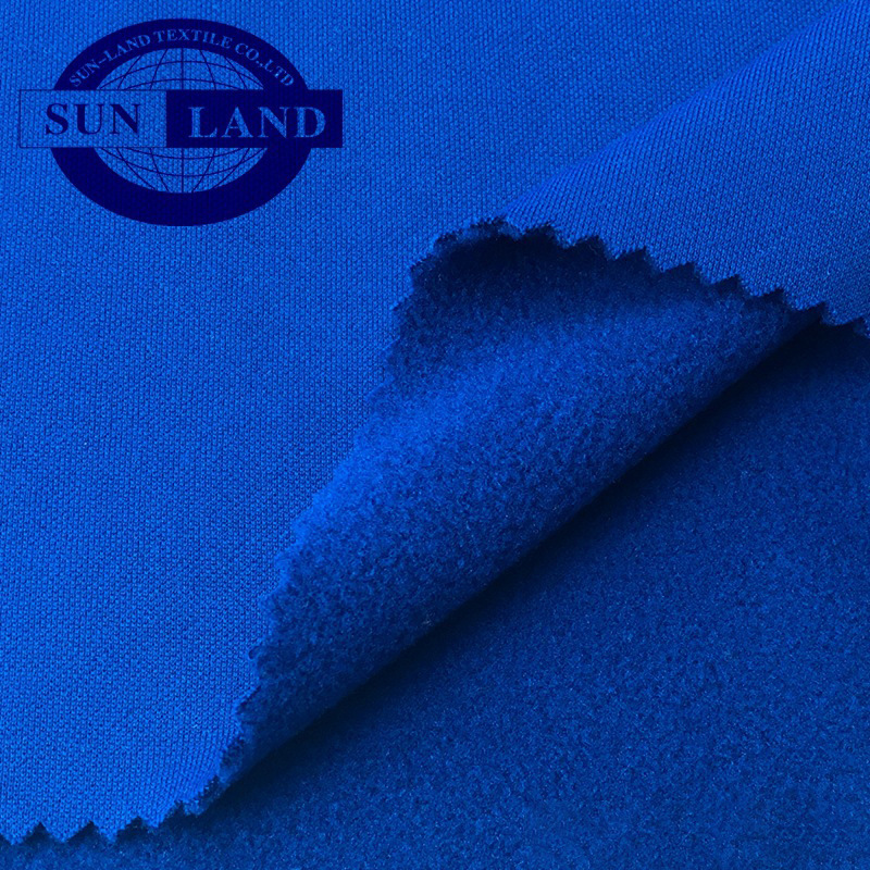 100D全消光PK摇粒绒 单面刷毛起绒面料 秋冬消光雾面抓毛布