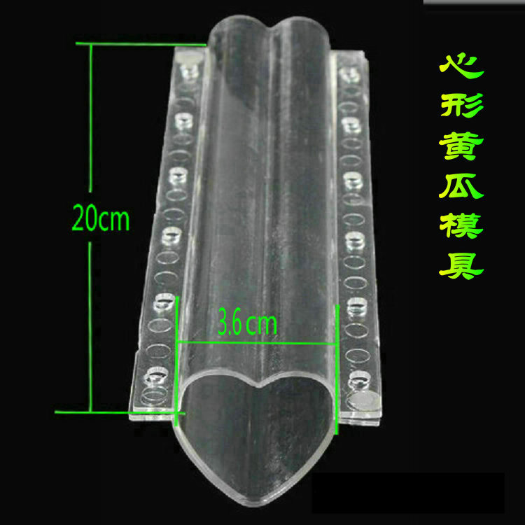 爱心形黄瓜心形瓜果蔬菜人参果模具文玩范制葫芦定型模具跨境出口
