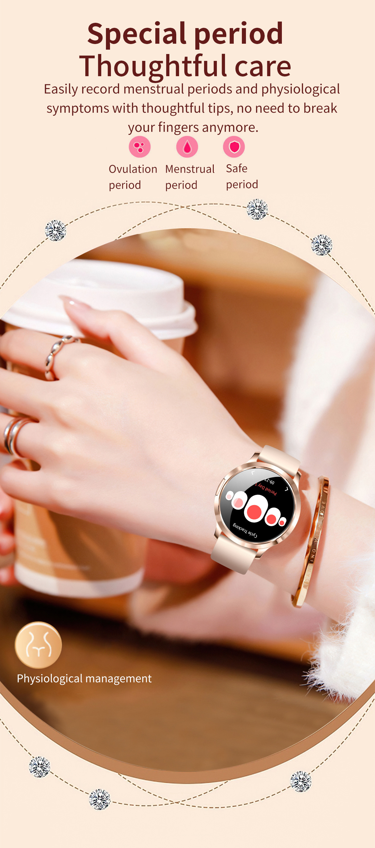 Smartwatch With Calling Function Heart Rate And Blood Pressure_voghion.com