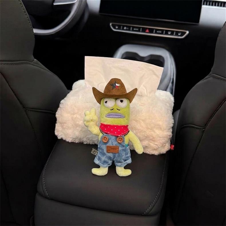 Car tissue box, car tissue holder, car paper bag, in-car hanging bag, creative seat decoration, hanging armrest box
