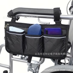期間限定割引で軽くて実用的で、反射バー付きの春亜紡車椅子の手すりに袋を掛けます。