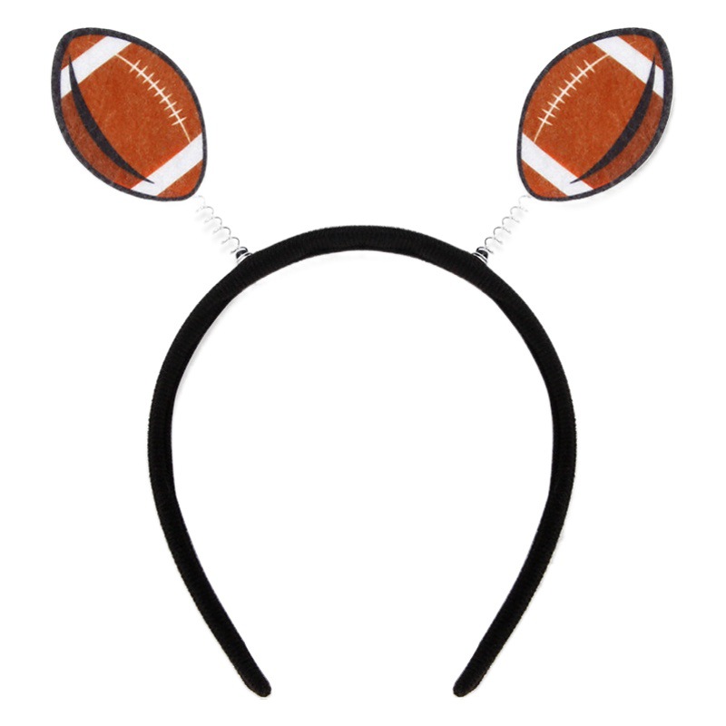 Amazon nuevo Super Bowl rugby diadema footballl americano decoración del partido diadema animar image 1