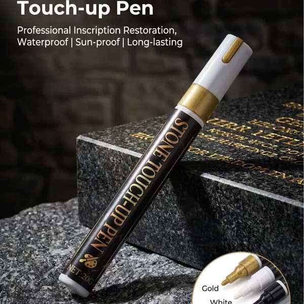 Cross-border best-selling inscription and tombstone repair paint, waterproof and non-fading tombstone marking pen, large-capacity 3mm marker pen