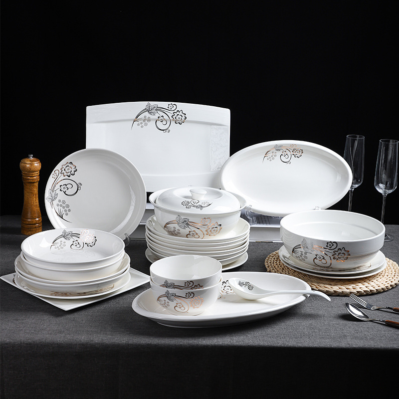 High-End Cooking Plates for Commercial Use, High-Quality Hotel Tableware, Stylish Chinese Food Plates, Fish Plates, Soup Plates High-End Cooking Plates for Commercial Use, High-Quality Hotel Tableware, Stylish Chinese Food Plates, Fish Plates, Soup Plates