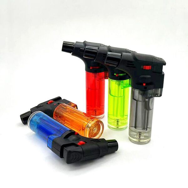 Point Moxibustion Special Lighter Household Cigar Welding Spray Gun Inflatable Lighter Windproof Direct Blue Flame Aromatherapy Lighter
