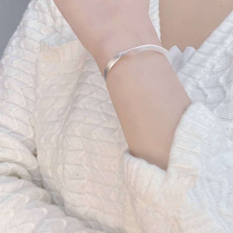 Casual Geometric Sterling Silver Plating Bangle 1 Piece