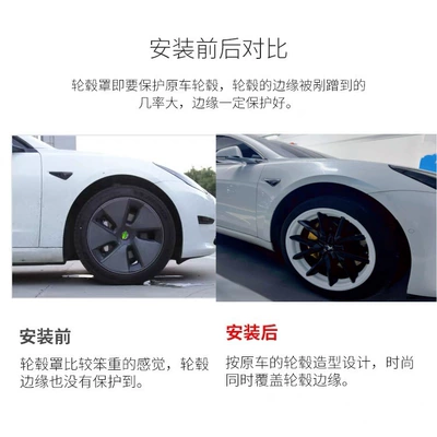 18 inch Matte | Tesla Hub cover