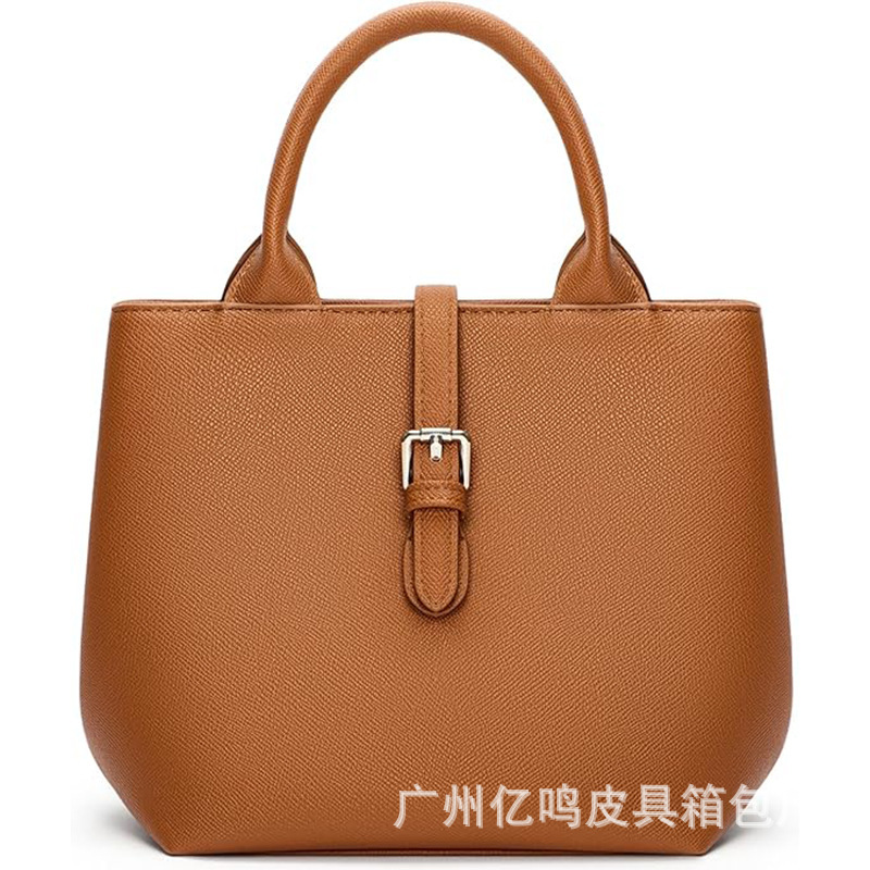 Women Satchel Bag Adjustable Shape Carrying Convertible Vegan Leather Handbag for Work Travel Commute