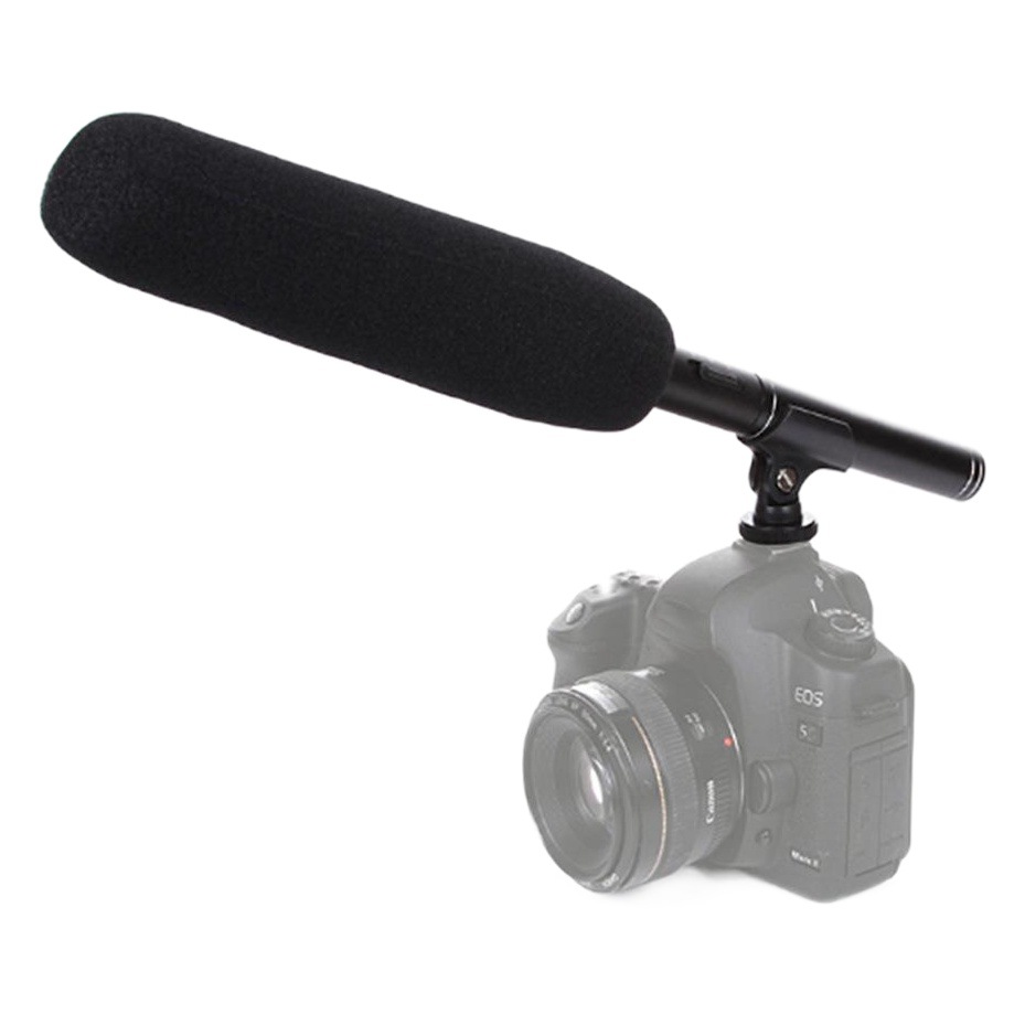 GAM-CF05 Wired entrevista micrófono Cámara grabación en vivo micrófono reportero de noticias arma al aire libre micrófono