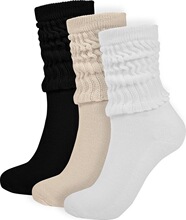 N 30691 Thick Warm Solid Color Long Tube Socks ��ɫ��Ͳ�Ѷ�