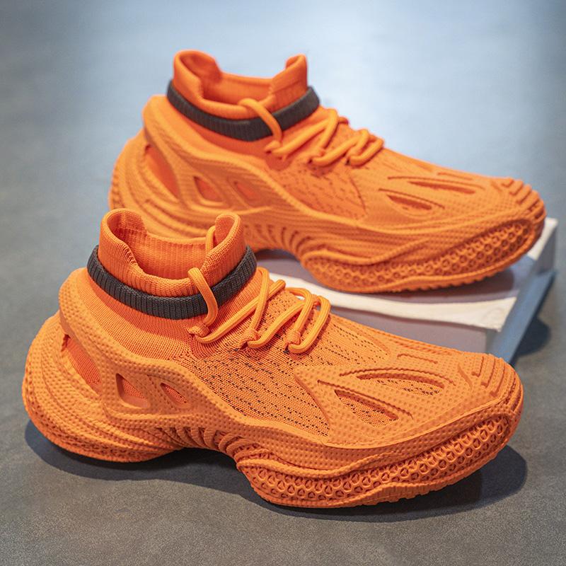 2025 Summer New Men's Shoes, Mesh Breathable Men's Shoes, Personalized Trendy Fly-Knit Shoes, Socks, Coconut Shoes, Men's Trendy Shoes 2025 Summer New Men's Shoes, Mesh Breathable Men's Shoes, Personalized Trendy Fly-Knit Shoes, Socks, Coconut Shoes, Men's Trendy Shoes