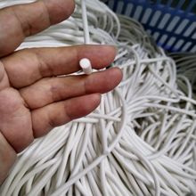 厂家直销纯白色硅胶条 发泡圆条 硅胶园条 发泡硅胶密封条1.2mm