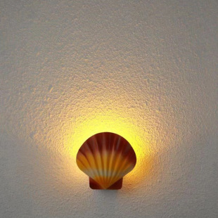 Cross-border simple creative LED bedroom bedside lamp modern design living room stair aisle personalized shell lamps