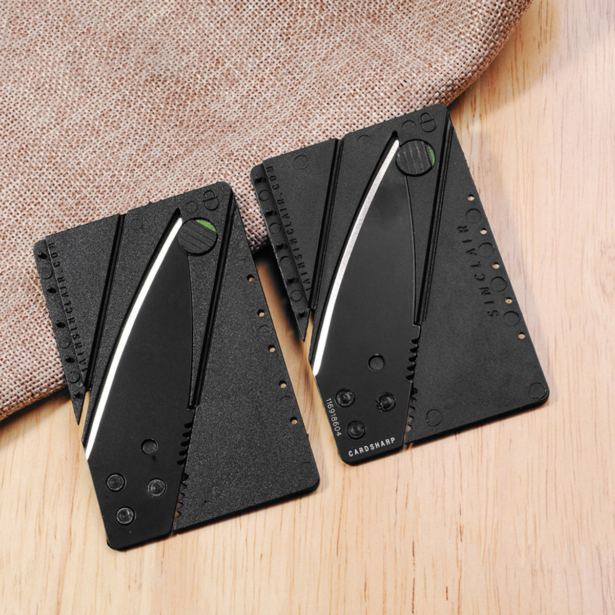 523直销信用卡折叠刀迷你刀水果刀瑞士户外卡片刀衣服皮带赠品
