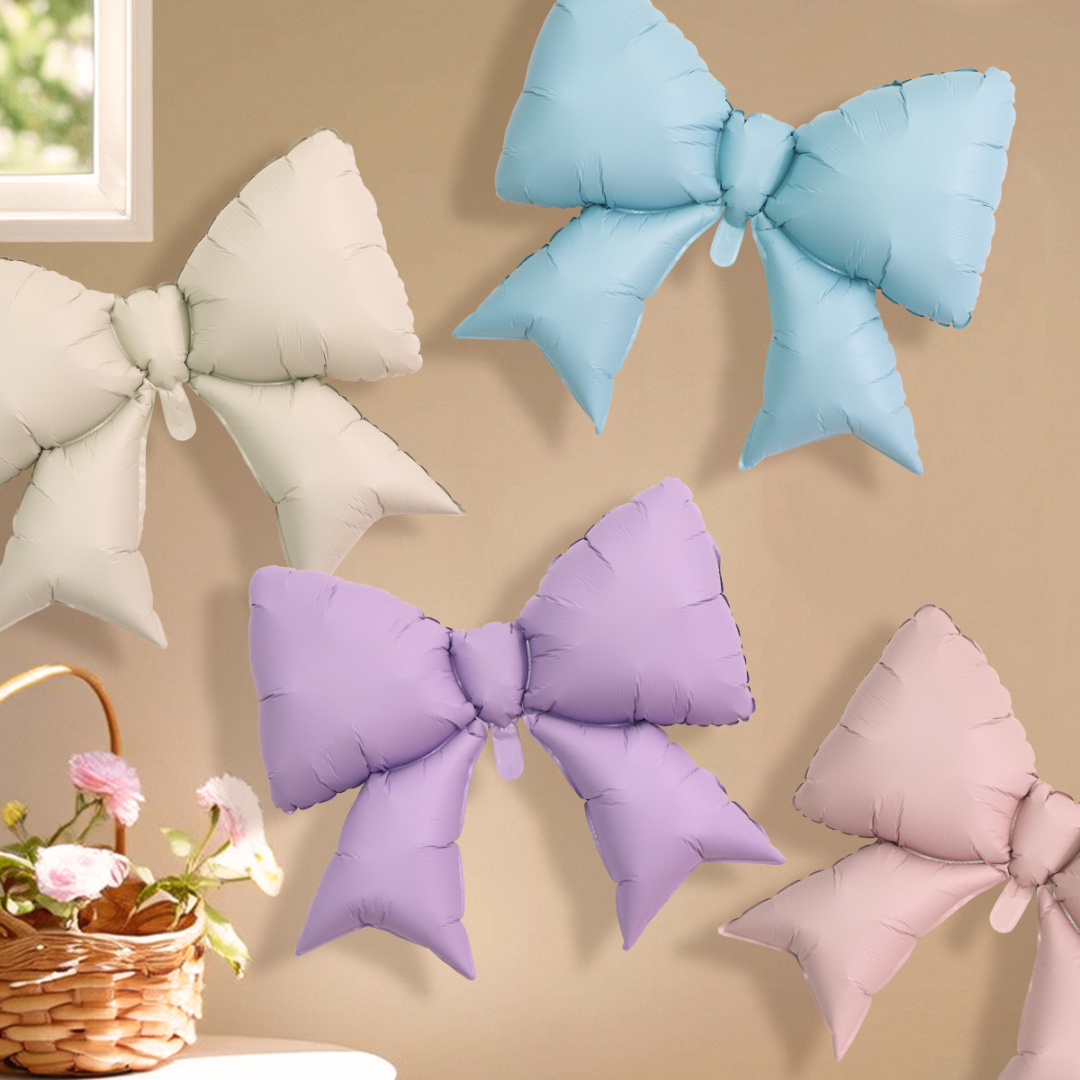 Globos de lazo, decoración de globos, fiesta, arco película de aluminio