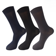 春夏款男士絲襪輕薄耐磨尼龍襪子中筒商務休閒男士薄款高筒大碼襪