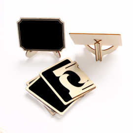 木质小黑板摆件创意餐厅展示牌留言板家居画板写字板木质工艺品