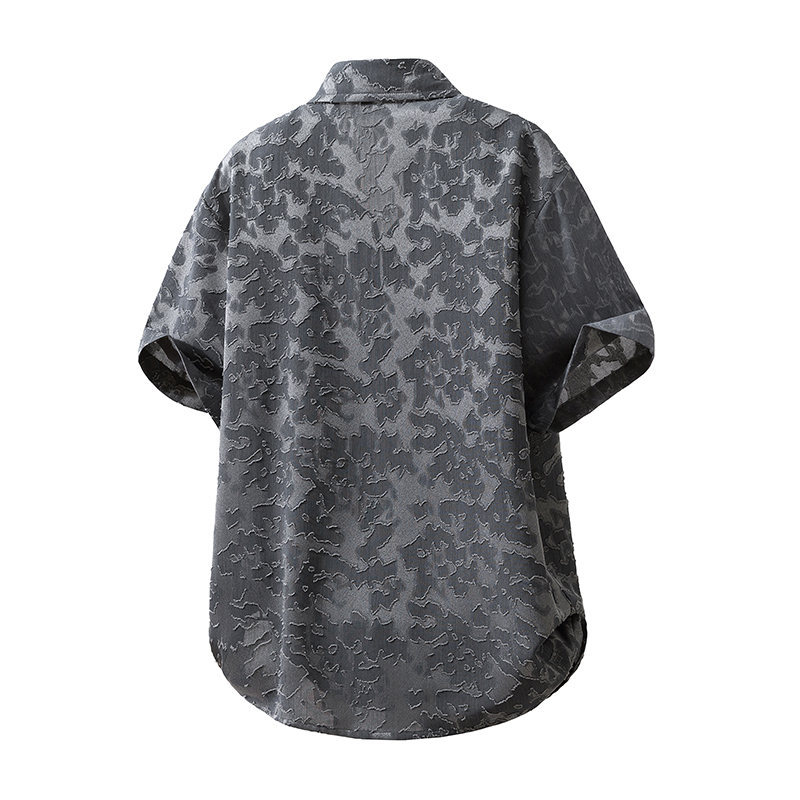 Camicia da spiaggia vintage a maniche corte da uomo stile retrò_voghion.com