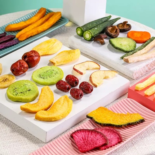 Comprehensive Fruit and Vegetable Crisps Mixed Bag Dried Fruit and Vegetable Snacks for Pregnant Women and Children Okra Crisps