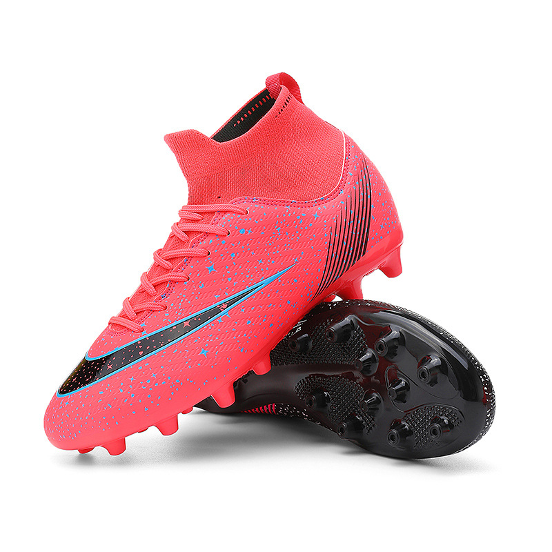 2022 nuevos zapatos de fútbol para hombres y mujeres, zapatos de fútbol de clavos largos, zapatos de fútbol de desgaste para adultos, fábrica de ventas directas