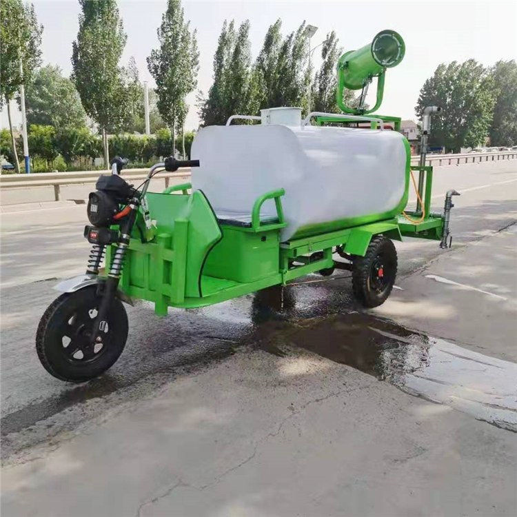 Chuangjie New Energy Fog Cannon Sprinkler Truck Construction Site Engineering Fog Cannon Machine Electric Three-Wheel Greening Disinfection Spray