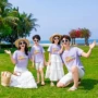 新款夏季四口短袖套装
