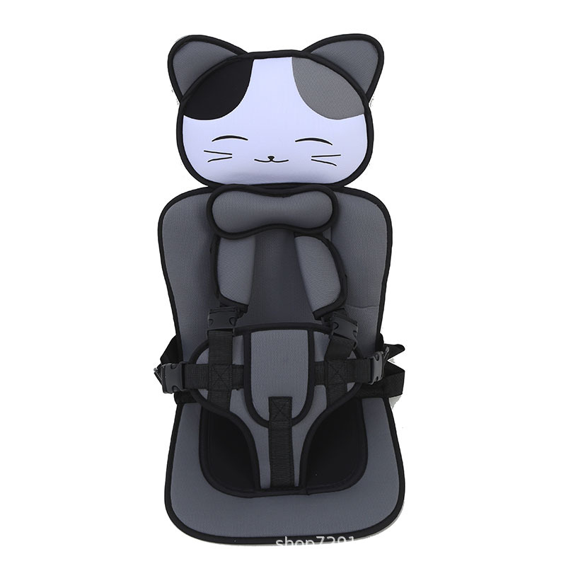 Mini Cat Model Non-Computer Electric Tricycle Seat Cushion Stroller Stroller Thickeneded Sponge Cushion Straps