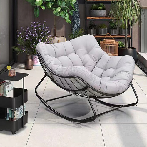 Rocking chair adult recliner internet celebrity lazy sofa chair living room balcony home leisure rattan leisure chair Nordic style