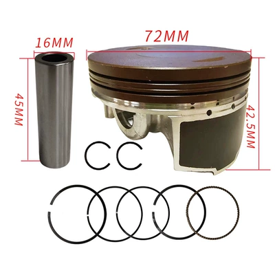 Motorcycle piston applicable ZONGSHEN Piston, piston ring, piston pin