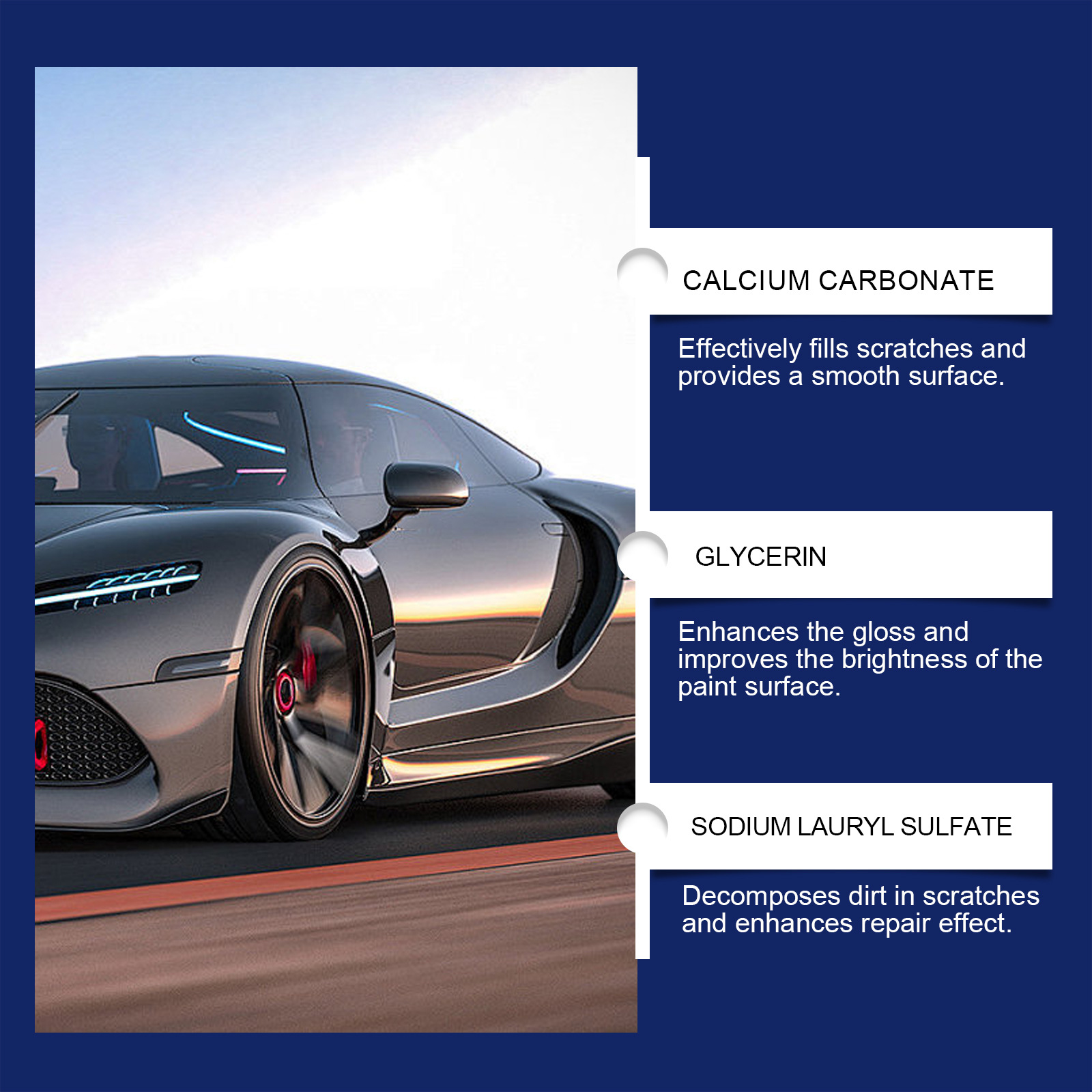 Eelhoe Car Scratch Care Agent, Scratch Removal Abrasive, Paint Car Polishing Wax, Car Mark Scratch Care