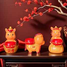 新款招财马手表收纳架摆件马到成功发财吉祥物桌面装饰摆件