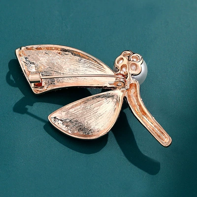 Korean-Style Enamel Butterfly Brooch: Yaxa sancaqları