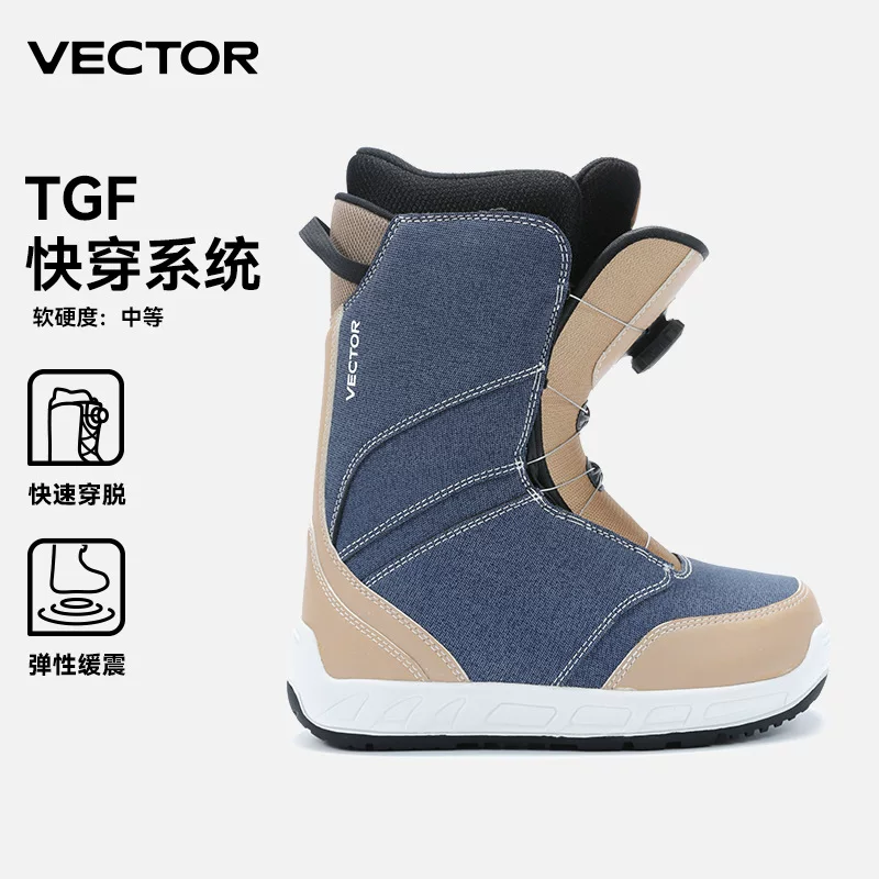 Ski keep warm windproof footwear for adults, non-slip wear-resistant shoes, ski suit, equipment, new collection