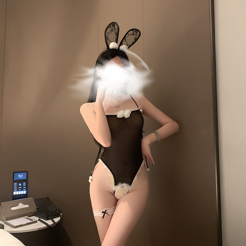 Sexy Bunny Girl Lingerie No-Strip Uniform Pure Desire Cute Alluring Role-Playing Bodysuit 5888