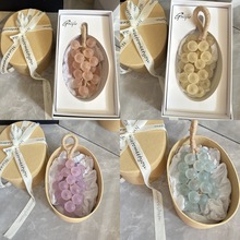 水晶葡萄串香皂纯手工皂香薰皂节日礼品伴手礼盒喜皂持久留香肥皂